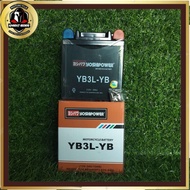 YOSHIPOWER YB3L BATTERY GEL Y110 Y100 Y125 RXZ TZM DT125 NSR TMX DAGGERRG RG SATRIA DINAMIK KRISS KH