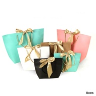 AXES Gift Bag Paper Besar / Kantong Kado Polos Pita Multicolor