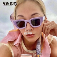 【Ready Stock】COD (San9) New Small Square Frame Retro Sunglasses Women/Men UV400