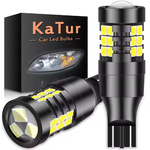 2pcs 1200Lm T15 W16W LED Canbus Bulbs 1156 BA15S P21W Backup Reverse Lights for BMW 5 Series E60 E61