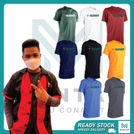 7-11 SEVEN ELEVEN MART 7E 24JAM UNISEX TEE BAJU COMPANY UNIFORM CORPORATE SUPERMARKET QUICK DRY TSHI