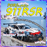 【COD】Porsche 911 RSR 1:10 Building Block/Porsche Car Model/Building Block Toy/Kids Gift/RC Car