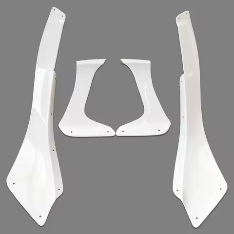 FIBER GLASS FRP ROCKET RB BUNNY V3.5 STYLE FRONT BUMPER CANARD FOR 13- FT86 GT86 FRS BRZ