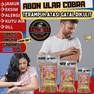 Abon Ular Cobra Asli Bu Aminah 100 grm.  Original 100 % Obat penyakit kulit tradisional tanpa efek s