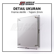 A4 Acrylic Frame Wall Poster Frame/ Acrylic Menu Display/