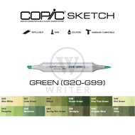 COPIC Sketch Marker GREEN (G20-G99)