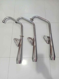 RUSI 125/155/175 BULLET PIPE Pure Stainless