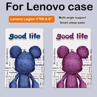 For Lenovo Legion Y700 8.8 inch 2022 Tablet PC Case Lenovo Legion Y700 y700 TB-9707F PU Leather Vertical Flap Brand new Music Bear High Quality Lenovo y700 Y700 Y 700 8.8'' case