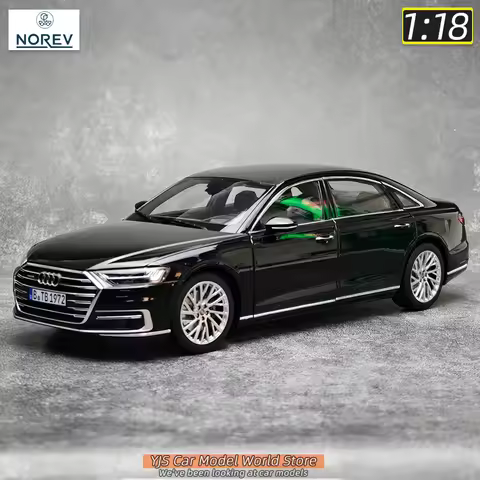 NOREV diecast model 1:18 Audi A8L 2017 A8 Metal material car model Static Ornament Holiday Gift Coll