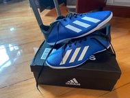 Men’s Adidas soccer shoes for concrete or indoor.