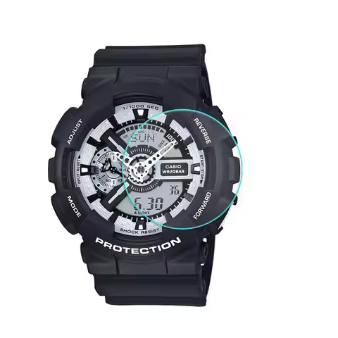 Tempered Glass Screen Protector Cover Film For Casio G-shock GA-110/100 GA100 GA110 WSD-F10/F20 PRW-