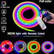 Đèn led neon - Giá Tốt Miễn Phí Vận Chuyển Đủ Loại Đèn Led Dây Flex Neon 220V Cuộn 3M 5M (Loại 1) Le