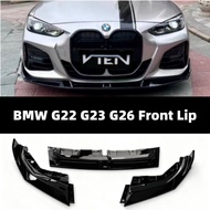BMW 4 series G22 G23 G26 Vten Front Lip Bodykit Accessories Bumper Lip