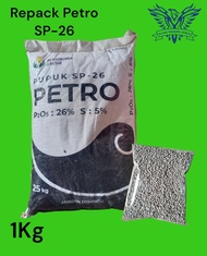 Repack Pupuk TSP SP-26 PETRO 1Kg Petrokmia Gresik Non Subsidi Fosfat Untuik Mempercepat Pertumbuhan 