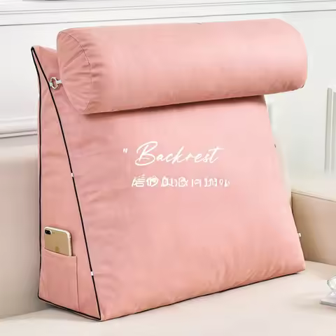 M Home Tech Fabric Pillow Office Chair Lumbar Support Tat Barest Sofa Cuion Bedroom Decor Soft Plu T