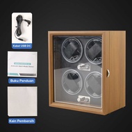 Watch Winder Box Automatic 4 Slot Watch Display Box