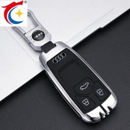 AUDI Audi Car Key Sleeve Key Ring Alloy Key Case Protective ShellQ7High-End KeychainA4 A6 A8 Q7 A1 Q5 Q3 A3 Q5L
