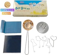 Korean Sugar Candy Dalgona Stainless Cooking Set (Dalgona Fancy Sticker included)