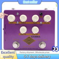 E7G- Gamma Classic  Preamp  Gamma Classic Guitar Effect Pedal 4-Band EQ Effect with DI,AUX Treble, ,