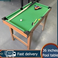 Mini Billiard Table for Kids Wooden with Tall Feet Pool Table Set Taco Billiards Tabletop Sports