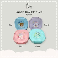 Children's Lunch box with 3 stainless steel compartments HF 5160