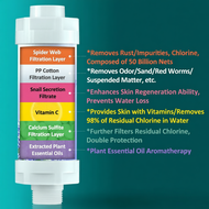 H201 Vitamin Fragrance element Shower Filter Shower Head Filter purifier Scented Bathing Anti-scalin