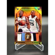 Panini Nba Card 14-15 Gold Standard Kemba Walker @Al Jefferson Patch 01/25
