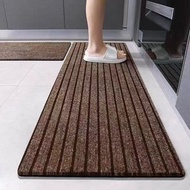 七條紋地毯 家用廚房浴室大面積入戶門墊 走廊樓梯腳墊 防滑（平行進口）（快遞送貨上門）