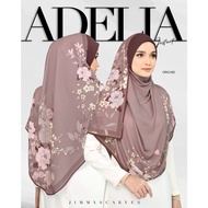 TUDUNG ADELIA JIMMYSCARVES |TUDUNG PRINTED | TUDUNG INSTANT SHAWL