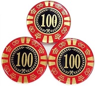TX GIRL 20 PCS/LOT Acrylic Poker Chips Casino Chips Texas Hold'em Poker Chips Playing Cards Poker Ch