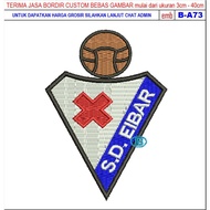GIB PATCH LOGO EMBROIDERED B-A73 SD EIBAR CLUB FOOTBALL LALIGA SPANISH
