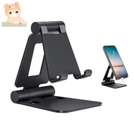 Adjustable Foldable Aluminum Cell Phone Stand, Portable Desktop Phone Holder For Live Streaming Onli