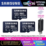 Samsung Pro Ultimate MicroSD Card U3 A2 4K 128GB 256GB 512GB MBMY 12BUY.SG OFFICIAL STORE