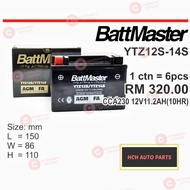 BATTMASTER BATTERY - YTZ12S-14S/ YTZ14S YTZ12 YTZ14 - R1200 F700GS X-ADV KTM ADVENTURE SUPERBIKE 129