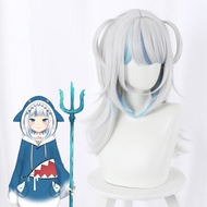 ญี่ปุ่น Amine Vtuber Hololive ENG Gawr Gura Shark Girl ชุดคอสเพลย์สาวผู้หญิงน่ารัก Blue Body Sharks 