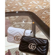 GUCCI Gucci [Old Fairy] New Version GUCCI Gucci super super mini marmont marmont mini Small Bag Chai