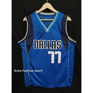 Embroidery Dallas Mavericks #77 Luka Dončić Jersey Basketball Jersey