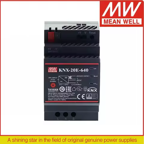 MEAN WELL 640mA KNX Power Supply KNX-20E-640