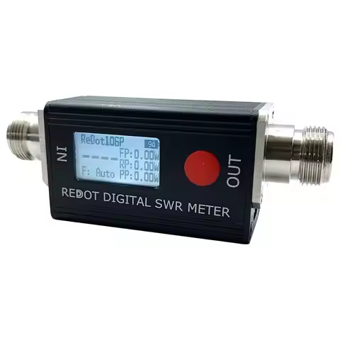 RD106P Power SWR Measuring Meter Digital Standing Wave Meter FMB VHF UHF Standing-wave Ratio 1.00-99