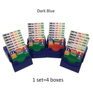 【AutoMotor Life】 Set Of 4 Blue Bridge Partner Bidding Device Bridge Bidding Box With Bridge Playing