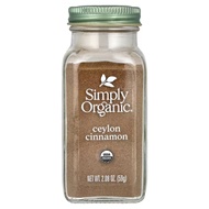 Simply Organic, Organic Ceylon Cinnamon, 2.08 oz (59 g) Ceylon Cinnamon Powder Ceylon Cinnamon