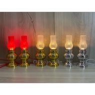 Altar oil lamp using super bright led bulbs 20cm high - Catholic and Buddhist altar oil lamp altar l