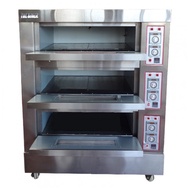 BAKER Electric 3 Deck 6 Tray YXD-60C Oven Bread Cake Roasted Grilling Heavy Duty Productivity SUS  重型工商业高生产率烘焙电烤箱