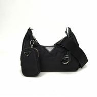 PRADA Hobo三合一黑色尼龍肩背包