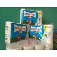 Tornado Of 6 Rolls Of Coreless Toilet Paper. Type 1 Paper Is Smooth, Tough And Dust-Free