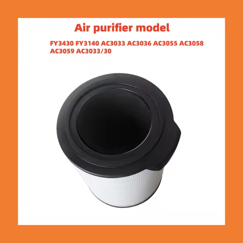 HEPA+carbon filter accessories compatible with Philips FY3430 FY3140 AC3033 AC3036 AC3055 AC3058 AC3