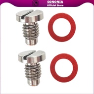 SONONIA 2x Gear Boat Accessories for Outboard Motors Sturdy Gear Oil Drain Plug Outboard
