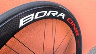 急走 近全新 CAMPAGNOLO BORA ONE 50 DISC BRAKE CARBON  RIMS 圈煞碳織維公路車輪組 碟煞  送R8000冰碟