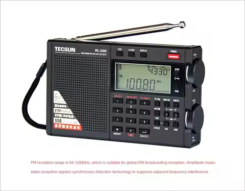 2025 hot sale Tecsun PL-330 Radio FM /LW/SW/MW - SSB All-band Radio ,Tecsun Pl330 Portable Radio