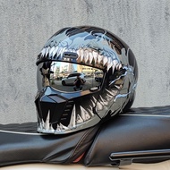 3C Certified Scorpion Helmet Motorcycle Retro Combination Full Helmet Men Women Plus Size Cruise Loc